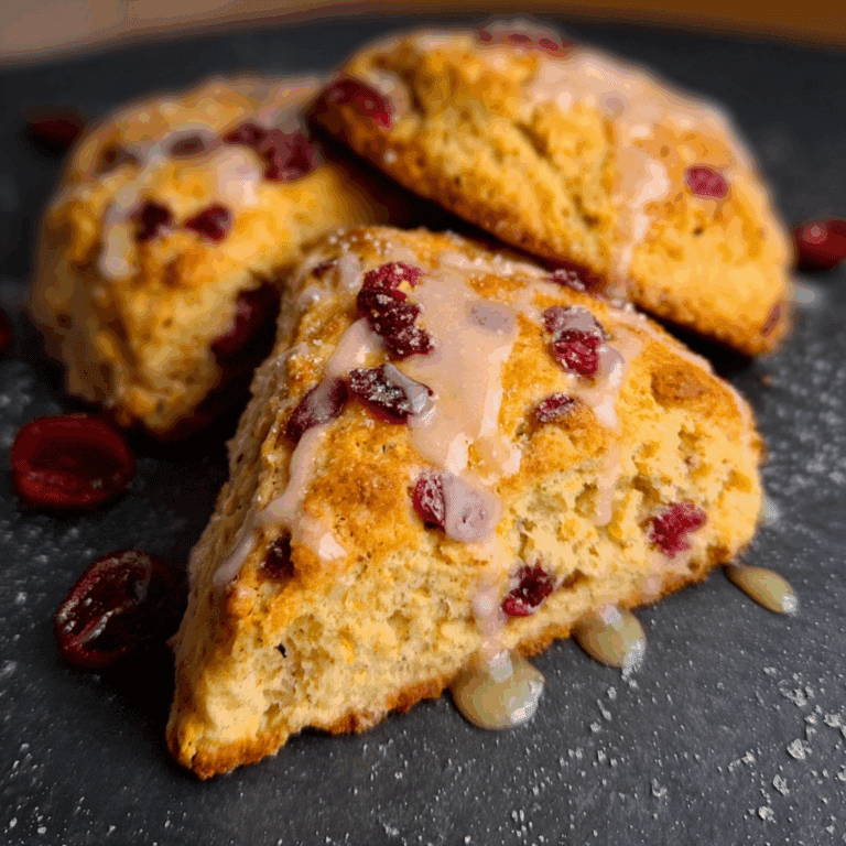 Cranberry Orange Scones