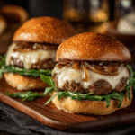 French Onion Soup Burgers