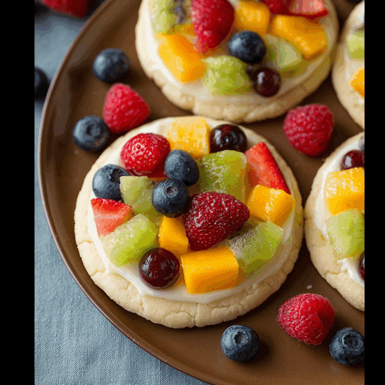 Fruit Pizza with Sugar Cookie Crust