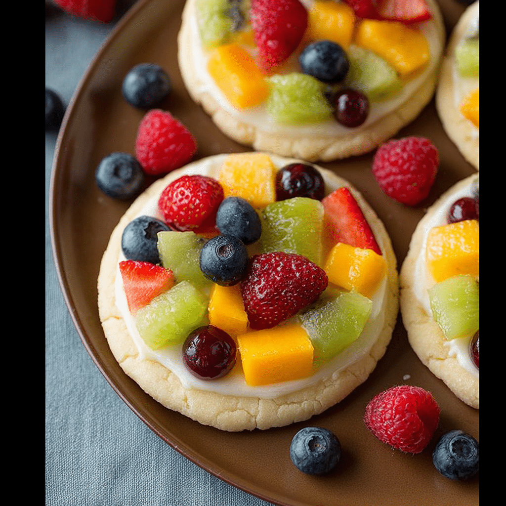 Fruit Pizza with Sugar Cookie Crust