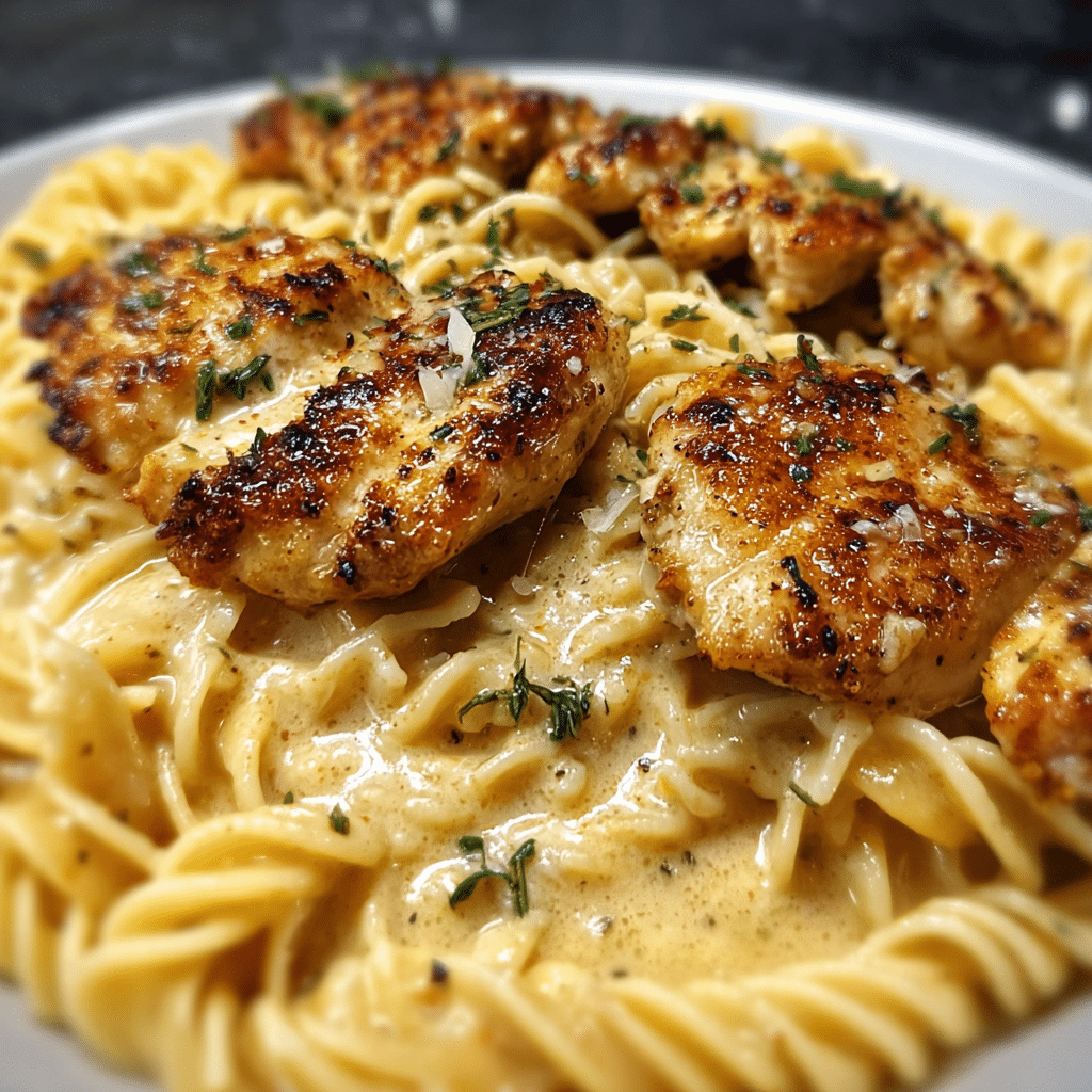 Garlic Butter Chicken Pasta