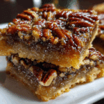 Lazy Pecan Pie Bars