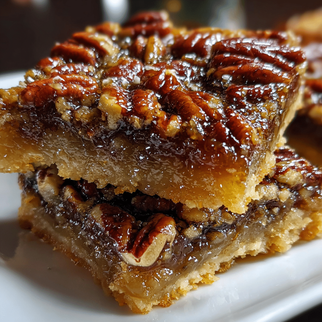 Lazy Pecan Pie Bars