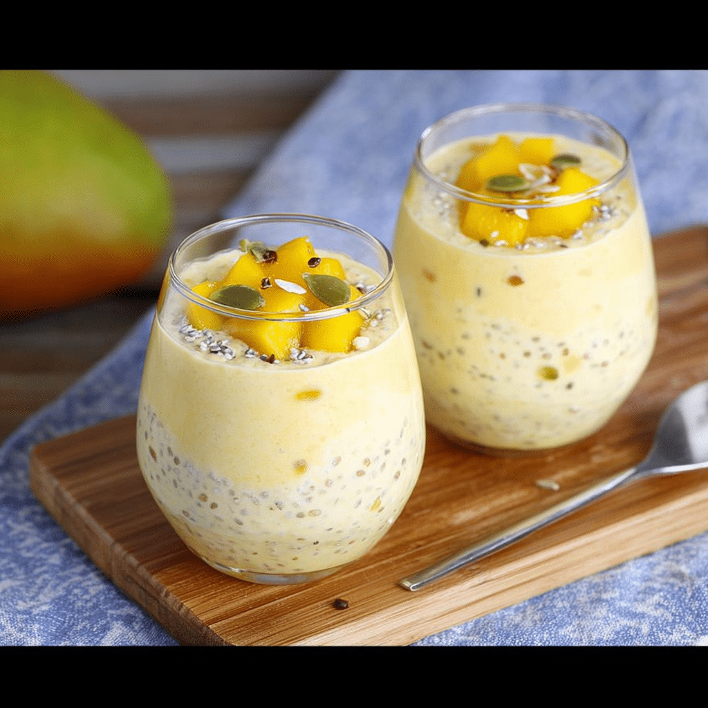 Mango Lassi Overnight Oats