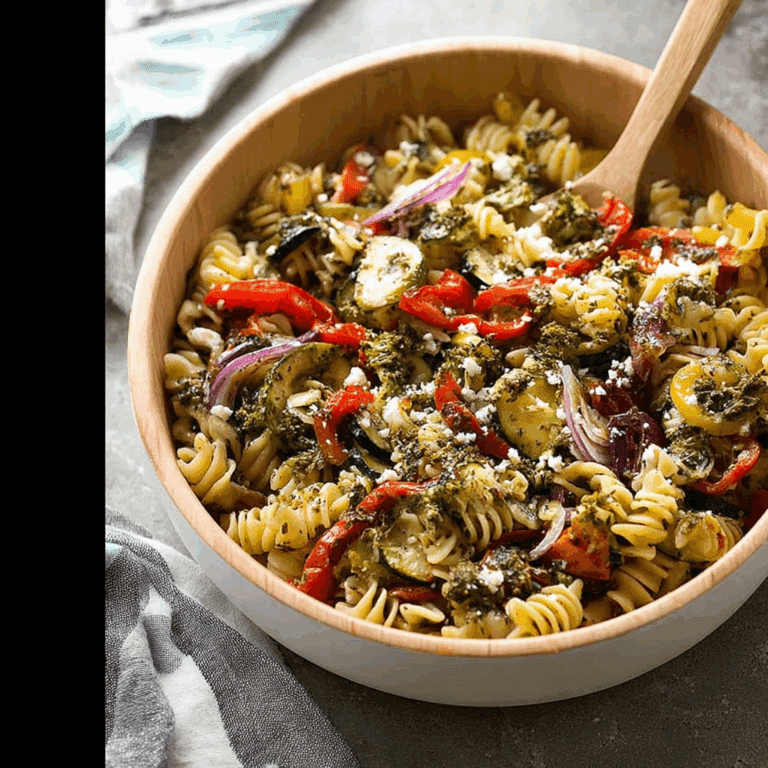 Marinated Veggie Pasta Salad