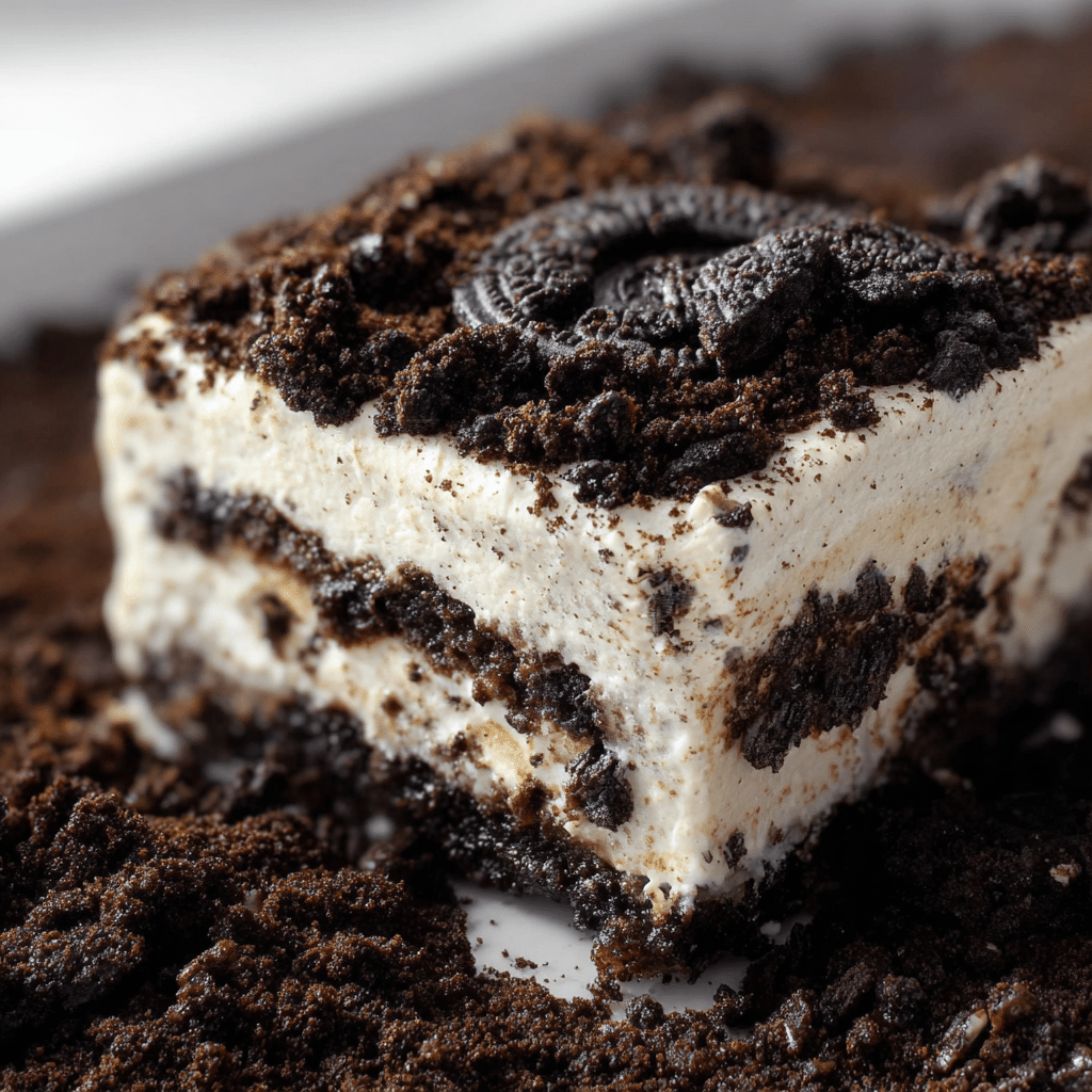 No-Bake Oreo Dirt Cake