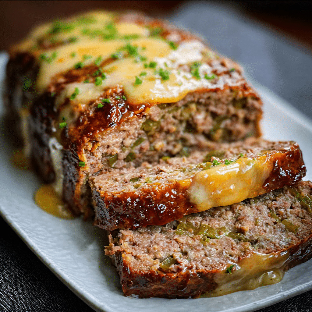 Philly Cheesesteak Meatloaf