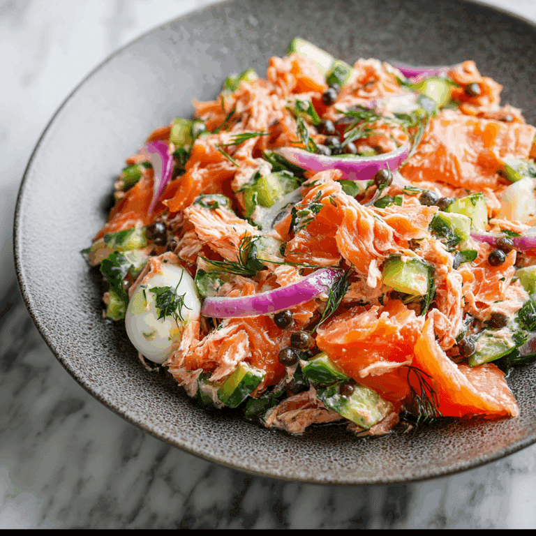 Refreshing Cold Salmon Salad Recipe