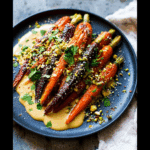 Roasted Carrots with Tahini Sauce