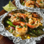 Shrimp & Asparagus Foil Packets