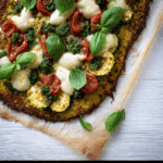 Zucchini Pizza with Fresh Basil