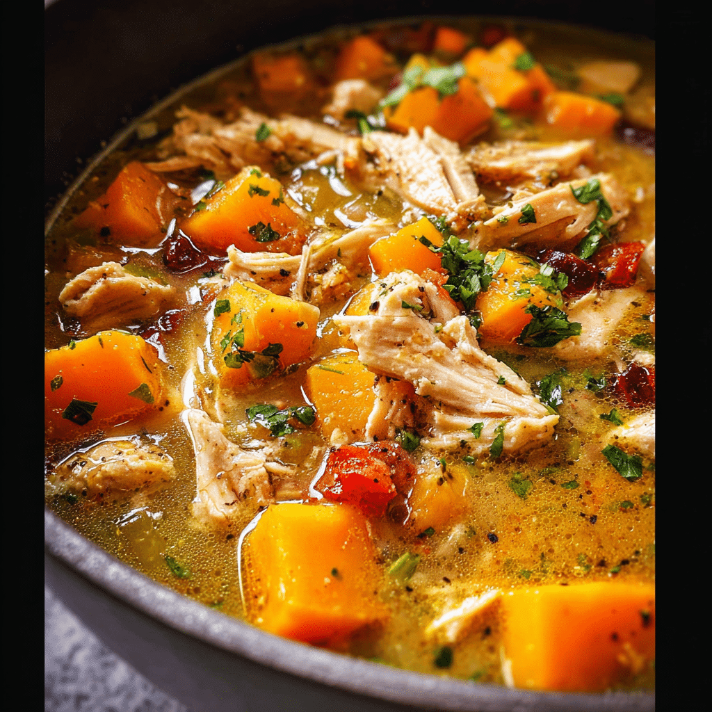 Butternut Squash Chicken Chili
