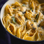 Butternut Squash Pasta Shells Baked Skillet