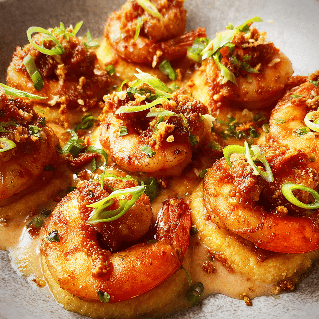 Cajun Shrimp and Grits Bites