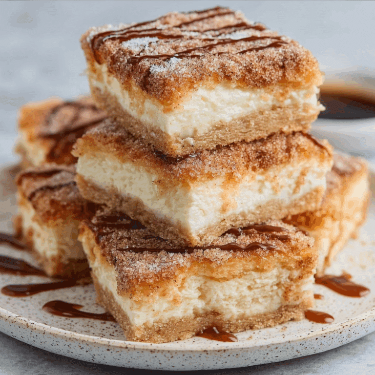 Churro Cheesecake Bars