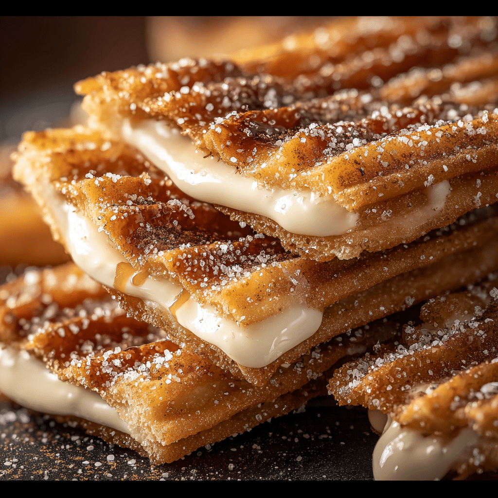 Churro Crack with White Chocolate and Cinnamon