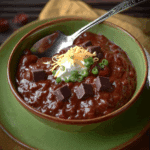 Fire and Ice Chili with Chocolate Twist