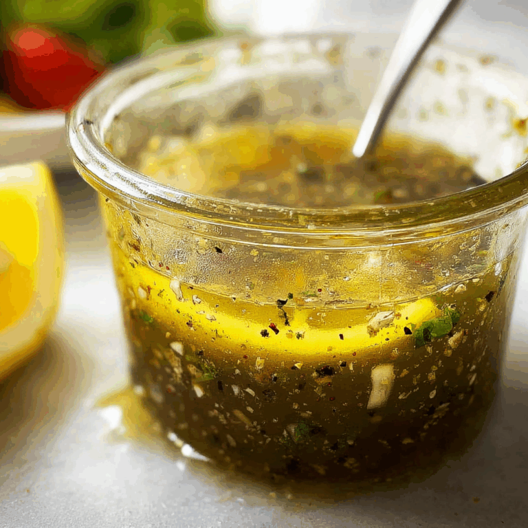 Lebanese Salad Dressing with Lemon and Garlic