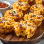 Mac and Cheese Pizza Bites