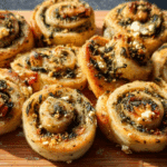 Mediterranean Pinwheels with Spinach and Feta
