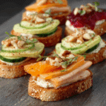 Mini Open Faced Sandwiches