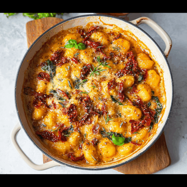 Sun Dried Tomato Gnocchi Bake