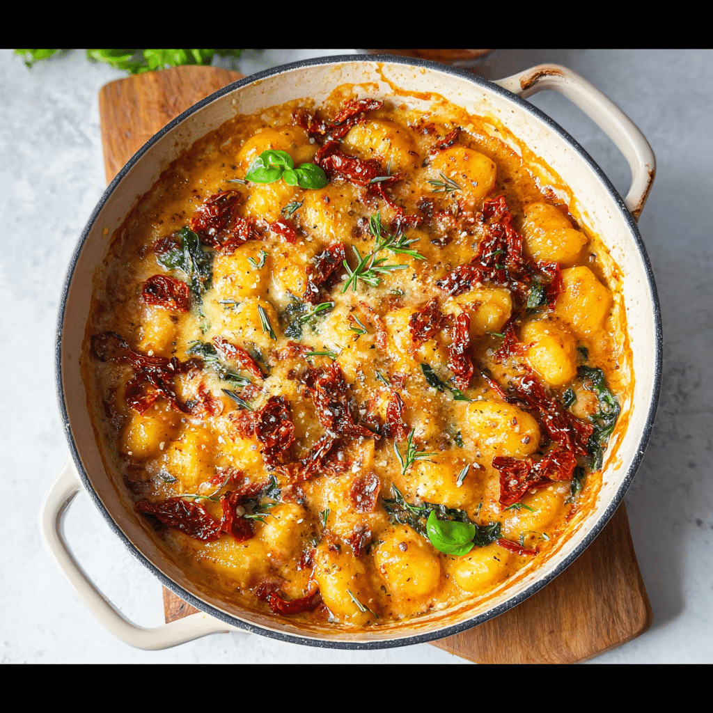 Sun Dried Tomato Gnocchi Bake