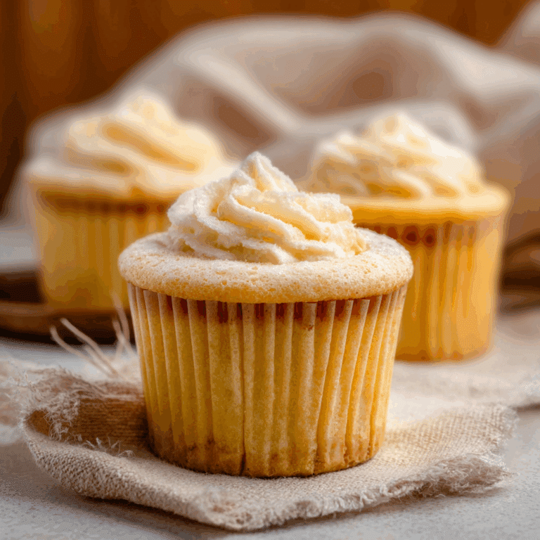 Vanilla Chiffon Cupcakes