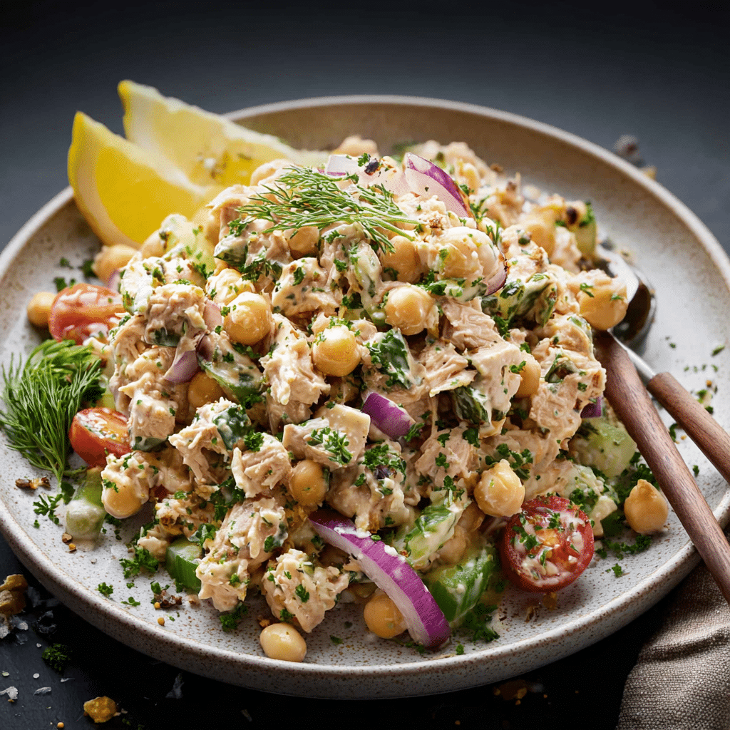 Chickpea Tuna Salad