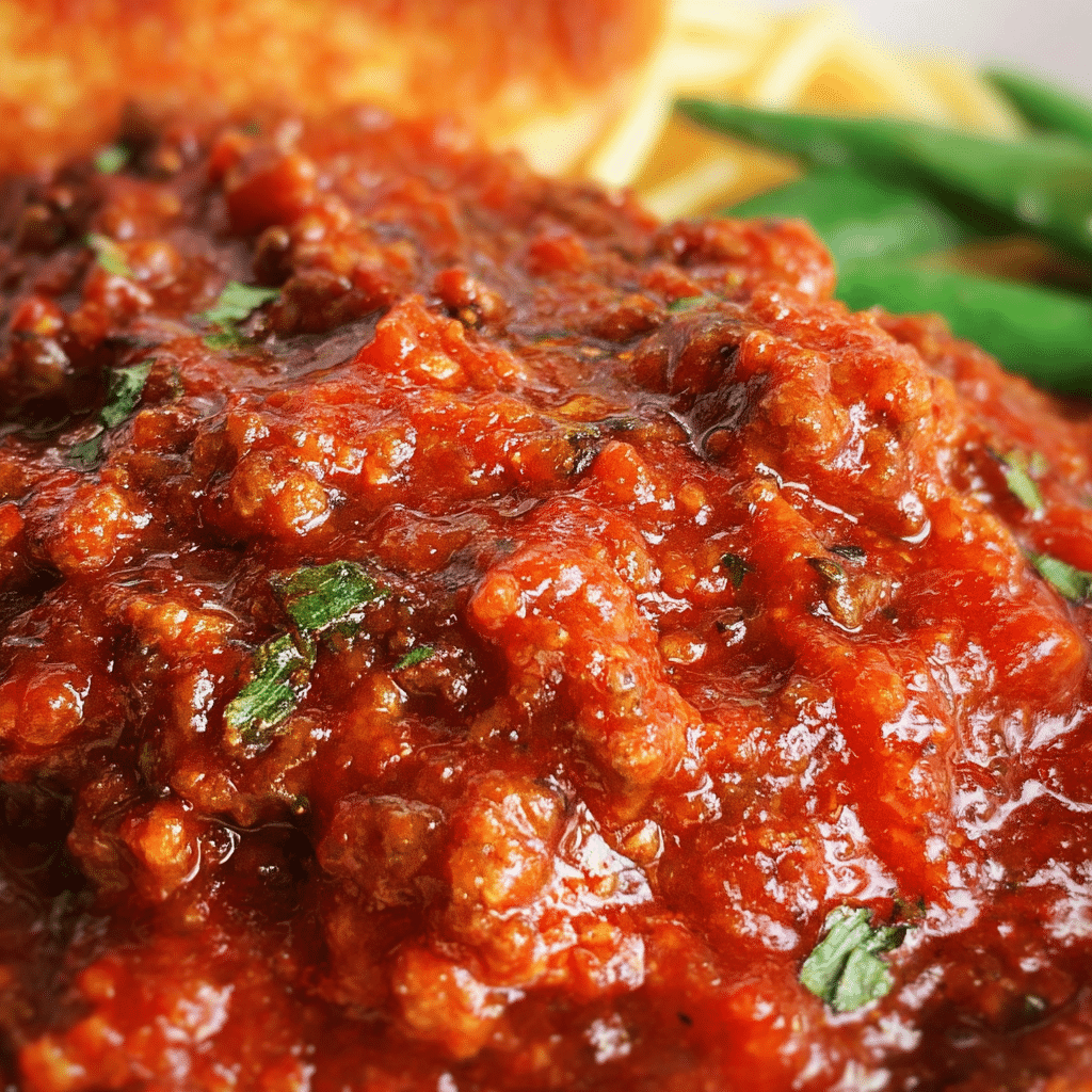 Homemade Meat Sauce